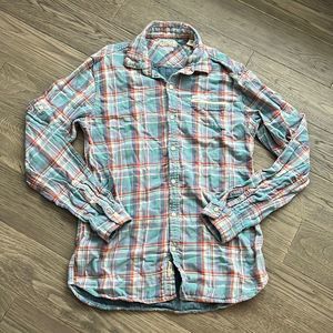 Scotch & Soda | Plaid blue flannel button up